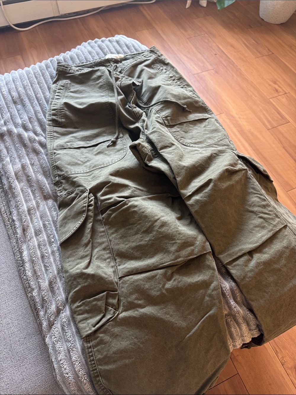 ENTIRE STUDIOS Olive Green Cargo womens Pants